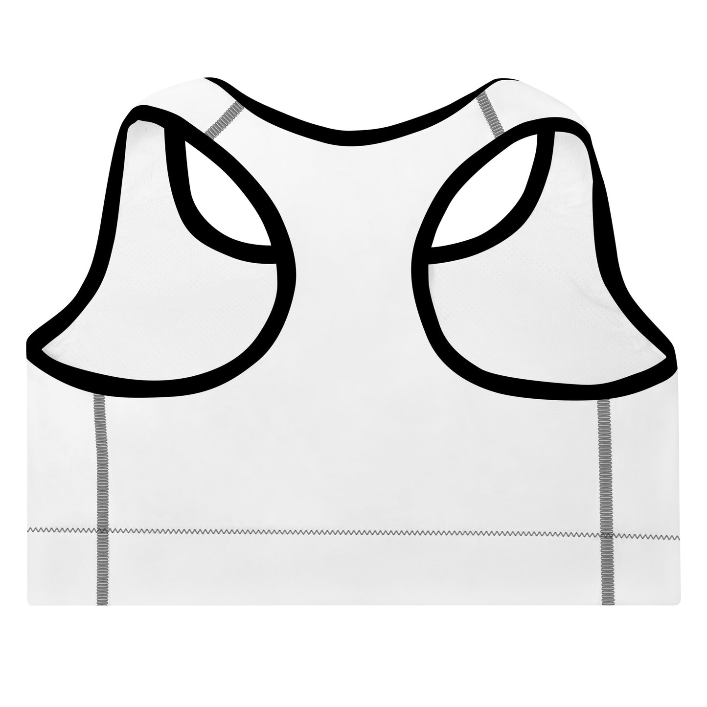White Sports Bra