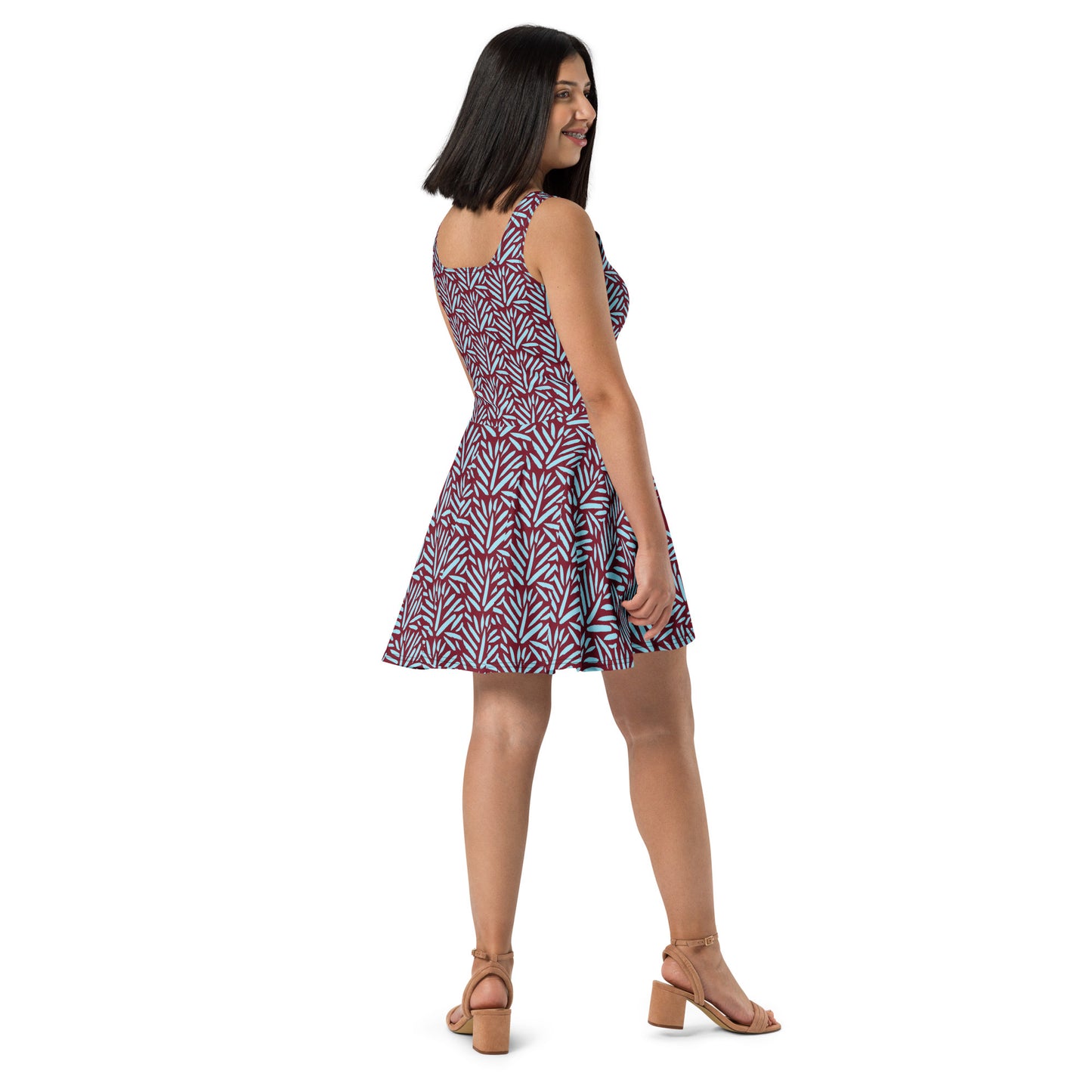 Radiant Print Skater Dress