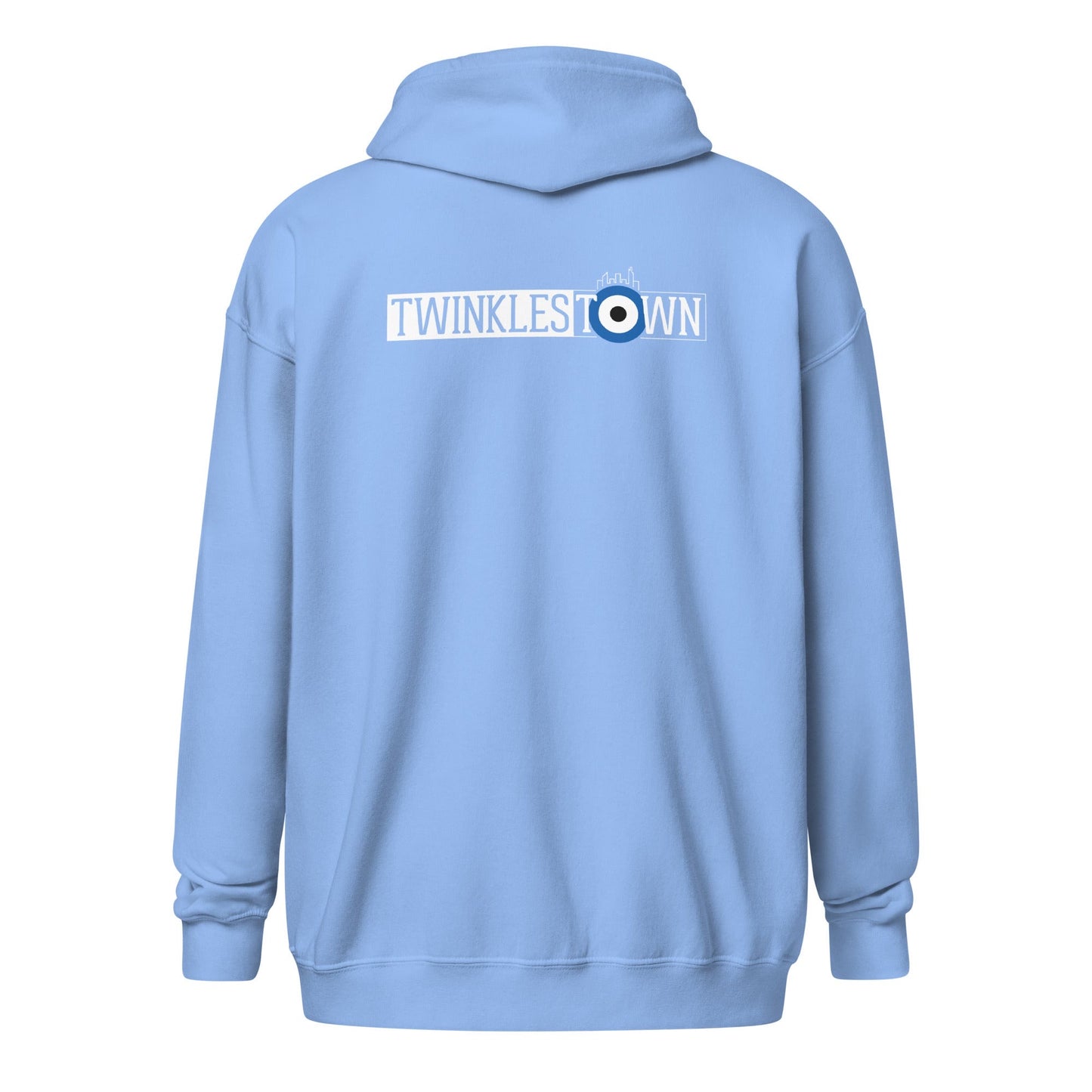 Blue Blend Zip Hoodie