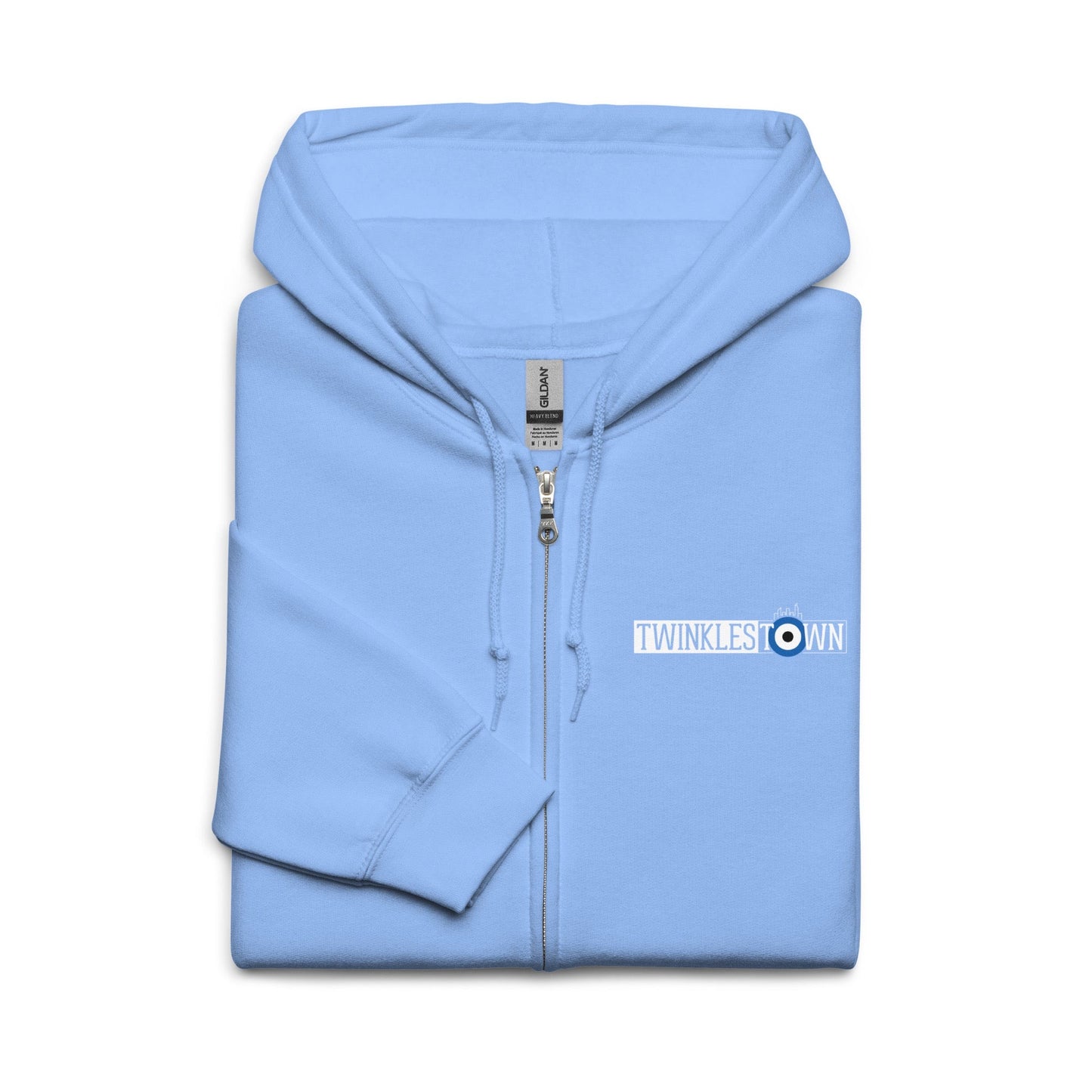 Blue Blend Zip Hoodie