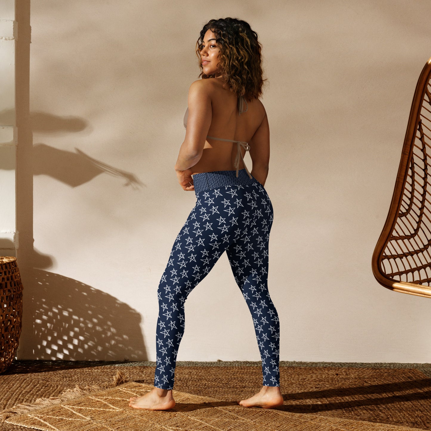 Starry Night Yoga Leggings