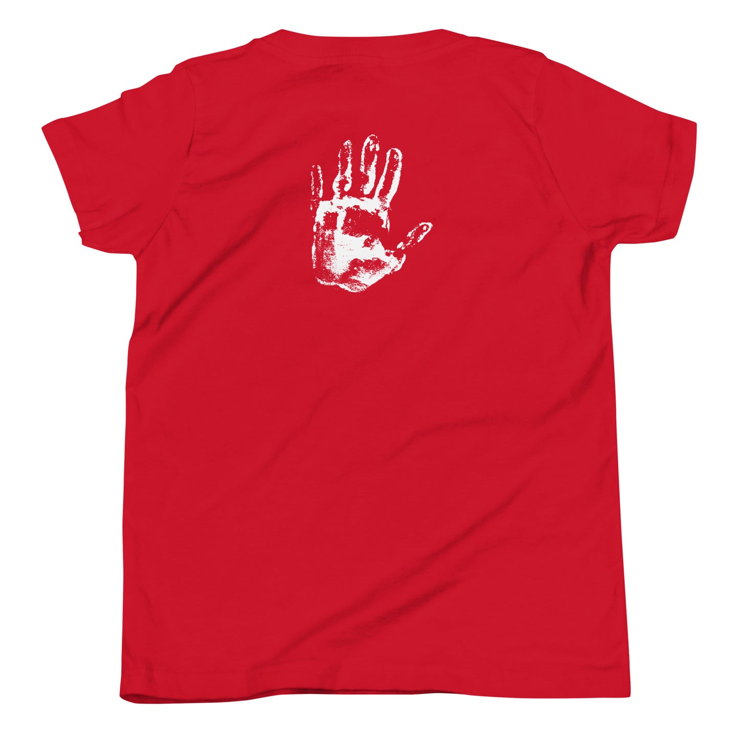 Red Hand Print Short Sleeve T-Shirt