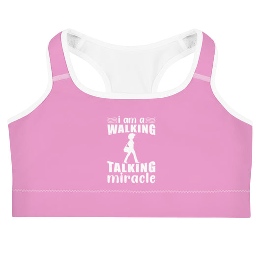 Hot Pink Sports bra