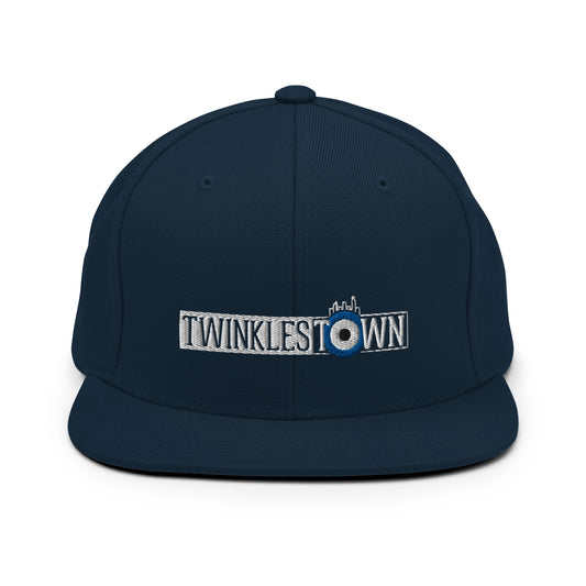 Navy Snapback Hat