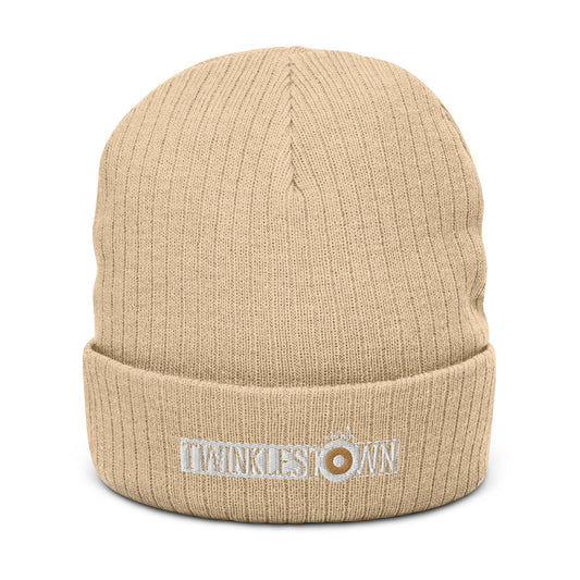 Cream Knit Beanie