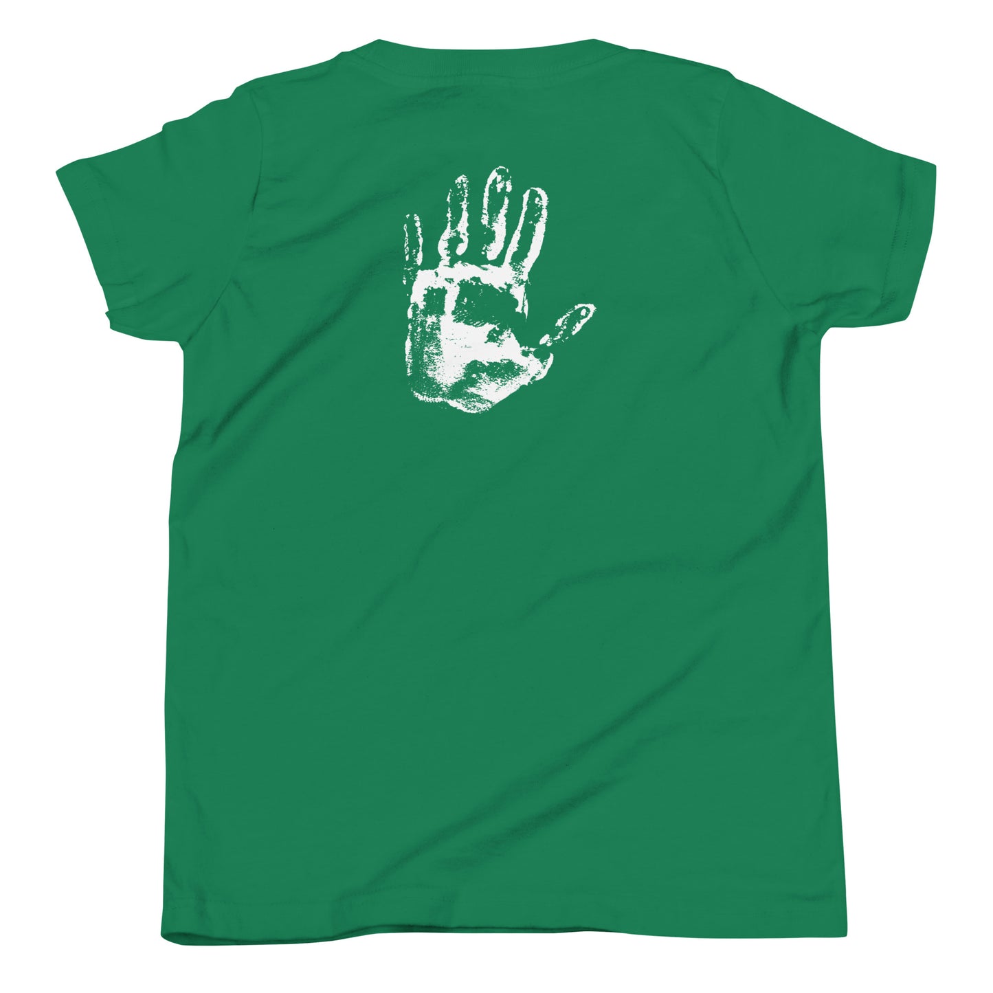 Green Hand Print Short Sleeve T-Shirt